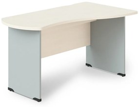 Manager ergonomikus asztal, jobb 140 x 80 cm, világos akác