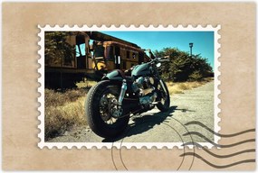 Poszterek 60x40 Klasszikus motorkerékpår Motor