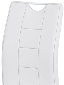 Fehér Ekobőr Étkezőszék. DCL-411 WT