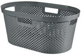 Curver INFINITY szennyeskosár, 39l szürke pöttyös szürke