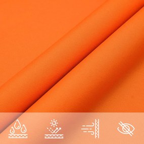 135693 Sunshade Sail Oxford Fabric Square 7x7 m Orange