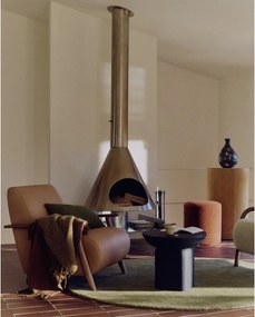 Zöld kerek szőnyeg ø 200 cm Empuries – Kave Home