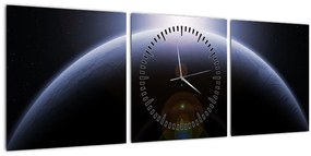 Egy űrtest képe (órával) (90x30 cm)