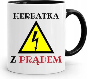 Bögre Fekete Ajándék Elektromos Teakép Nyomtatott Fényképpel