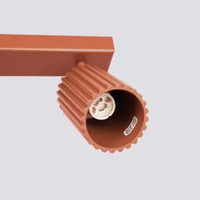 Sollux SL.1641 - Spotlámpa KARBON 4xGU10/10W/230V piros