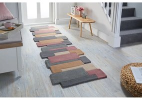 Cllage Earthy gyapjú futószőnyeg, 60 x 230 cm - Flair Rugs