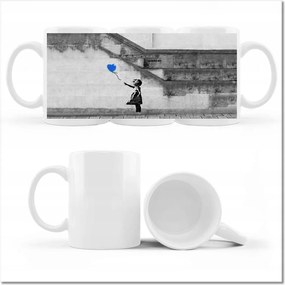 Banksy Always Hope Mural nyomott mintás bögre