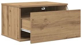 Éjjeli Asztal LED fali szereléssel Artisan Tölgy 50x36x30 cm