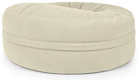 Világosszürke buklé babzsákfotel Roll 135 – SLOWDOWN