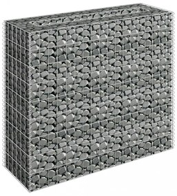 horganyzott acél gabion magaságyás 90 x 30 x 90 cm