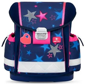 Iskolatáska, fémcsat, BELMIL Classy Sparkling Star, csillagok (BL40313AG67L)