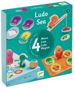 Társasjáték - Tengerben - Ludo Sea - 4 games