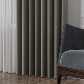 Szövet Kétoldalas Függöny Anyag Rufus 320cm meleg sötét szürke