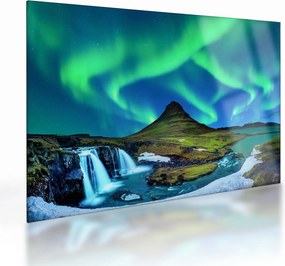 Üveg kép - Kirkjufell, Izland (70x50 cm)