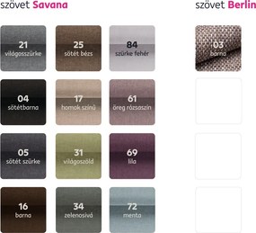 Fotel, barna/ sötétbézs, MILO