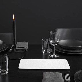 Négyszögletes tálaló, Manufacture Rock blanc kollekció - Villeroy & Boch