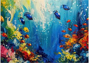 Kép - A víz alatti világ festése (70x50 cm)