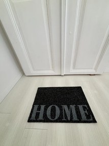 Home&#039; fekete szennyfogó szőnyeg 40x70 cm