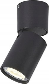 Aca Lighting fali spotlámpa 1xGU10 fekete alumínium D5.5xH13CM Elitis