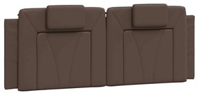 barna ágykeret Viana LED-ekkel matrac nélkül 140 x 190 cm