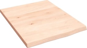vidaXL kezeletlen tömör fa fürdőszobai pult 40x50x2 cm