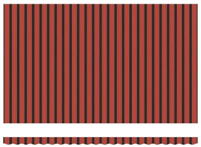 Behúzható napellenző narancssárga és barna 500 × 300 cm