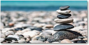 Fotó kép edzett üveg kőhalom 140x70