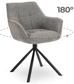 Forgó Étkezőszék Szürke Színben. PEONY