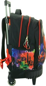 Pókember Global prémium gurulós iskolatáska, táska 42 cm