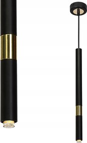 Függőlámpa Monza Black/gold 1xG9 8W