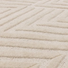Krémszínű gyapjú szőnyeg 160x230 cm Hague – Asiatic Carpets