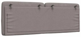 tópszínű szövet fejtámla párna 120 cm