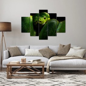 Kép - Zöld kígyó (150x105 cm)