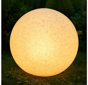 Kültéri dekorációs lámpatest LUMISTONE 1xE27/15W/230V IP65, átmérő 38 cm