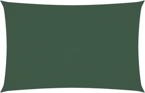 vidaXL sötétzöld téglalap alakú oxford-szövet napvitorla 5 x 8 m