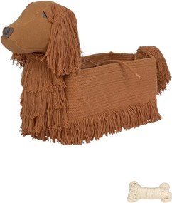 Barna textil játéktároló kosár 68x24x35 cm Poppy – Lorena Canals