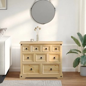 Corona tömör fenyőfa komód 101x45x82 cm