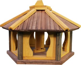 Madáretető állványhoz fa töltettel KW62