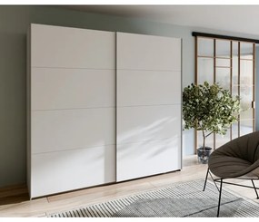 KARO tükrös gardróbszekrény 220x210 cm, fehér