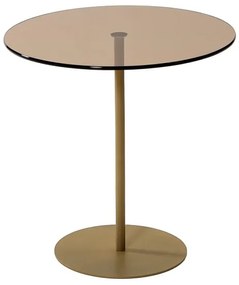 Kisasztal CHILL 50x50 cm arany/bronz