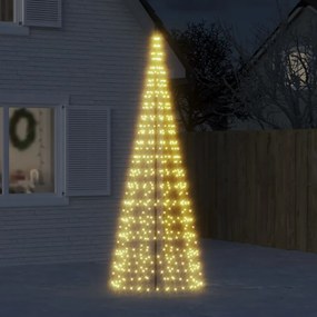 meleg fehér LED karácsonyfa zászlórúdra 550 LED 300 cm