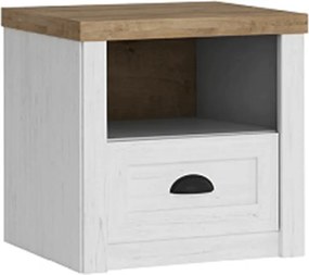 éjjeliszekrény SN, sosna andersen/tölgy lefkas, PROVANCE