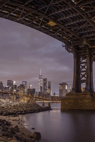 Poszter 40x60cm Manhattan hĂd Ă©s New York panorĂĄma 2, Assaf Frank