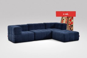 4 Teiliges Modulares Sofa – Blau