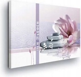 Vászonkép 100x75 Zen nyugalom harmónia egyensúly meditáció relaxáció lótusz kövek