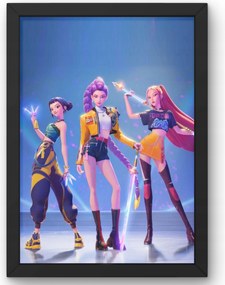 Poszter K-pop démonvadászok KPop Demon Hunters