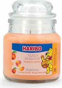 Peach Paradise Haribo illatgyertya 85g