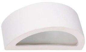 Sollux SL.1458 - Fali lámpa ATENA 1xE27/15W/230V 20 cm fehér