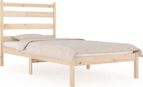 vidaXL tömör fenyőfa ágykeret 90 x 200 cm