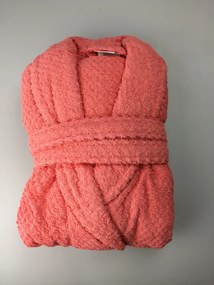 Frottír unisex fürdőköpeny sárgabarack narancs TiaHome - L